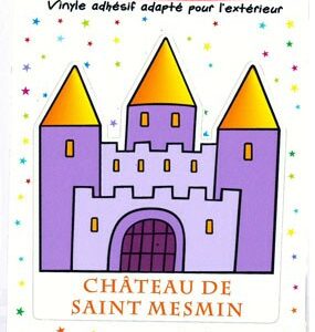 Stickers personnages château Saint Mesmin