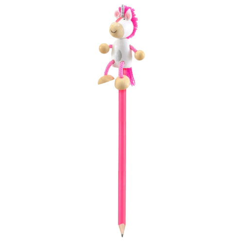 Crayon de papier Licorne rose