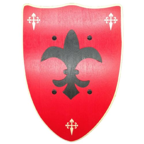 Bouclier rouge avec épée – Image 3