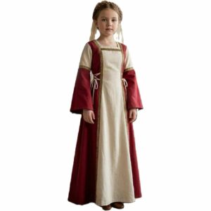 Robe médiévale écrue de princesse
