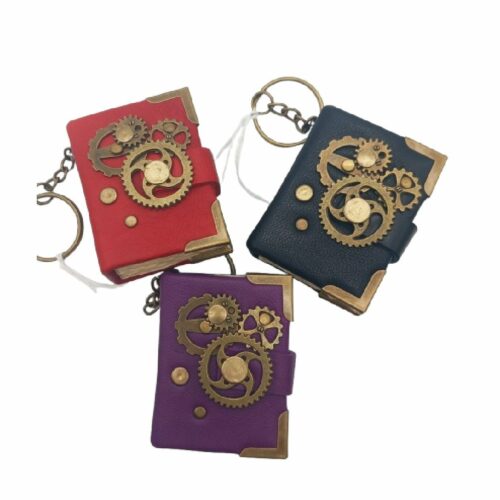 Porte-clés Mini livre engrenage