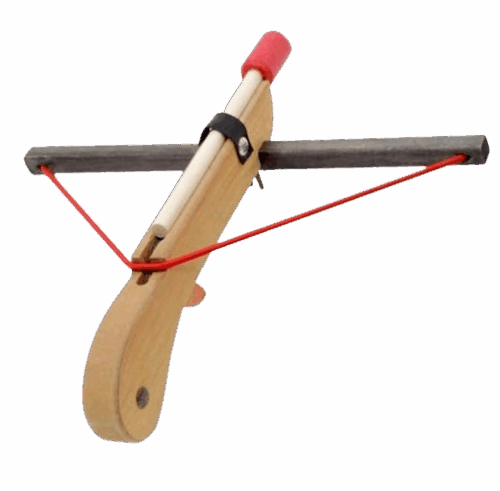 Arbalète enfant en bois naturel