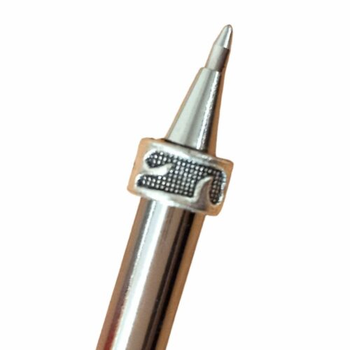 Stylo à bille plume faisan argent – Image 4