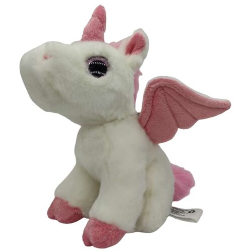 Peluche Pégase ailé rose