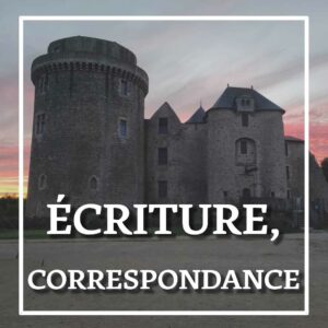 Ecriture, Correspondance