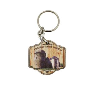 Porte-clés Bois Vintage Château Saint Mesmin