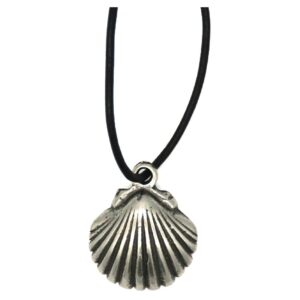 Pendentif Coquille Saint Jacques argenté