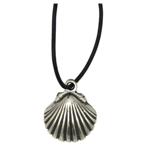 Pendentif Coquille Saint Jacques argenté