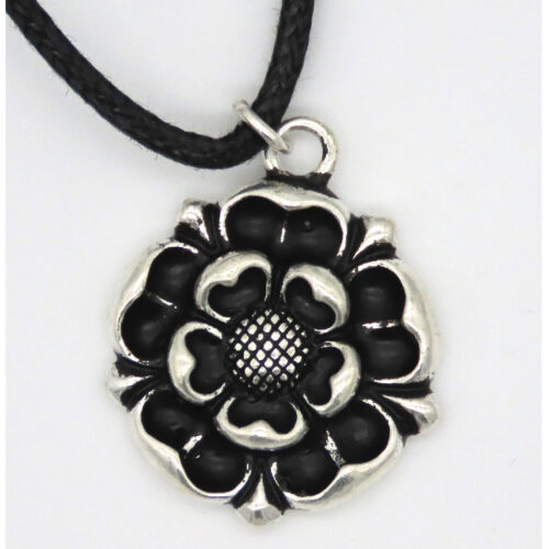 Pendentif RoseTudor argenté