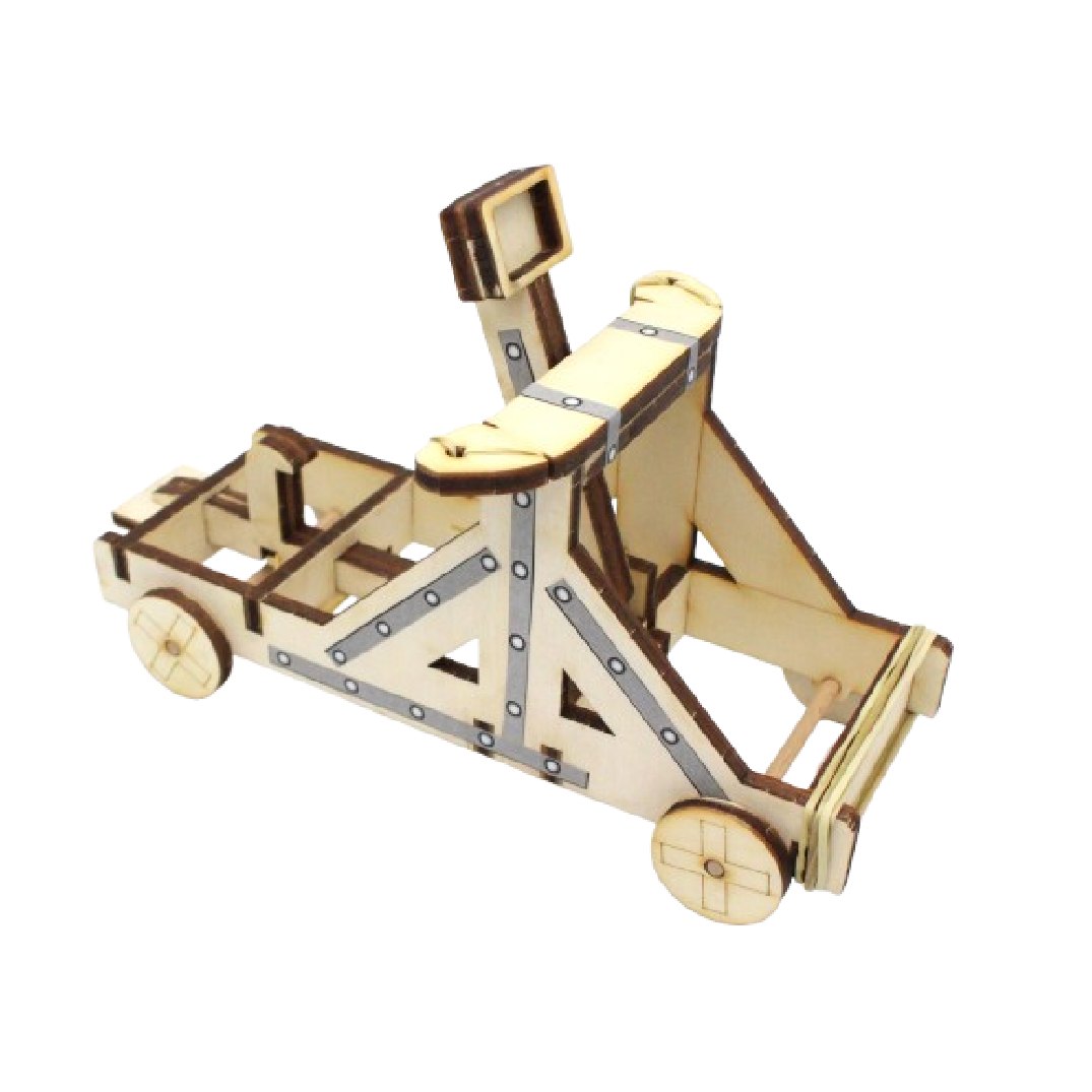 Maquette catapulte à roues
