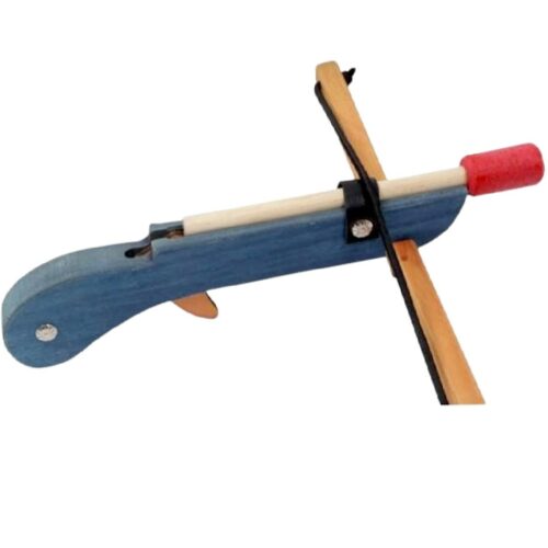 Arbalète bleu enfant en bois