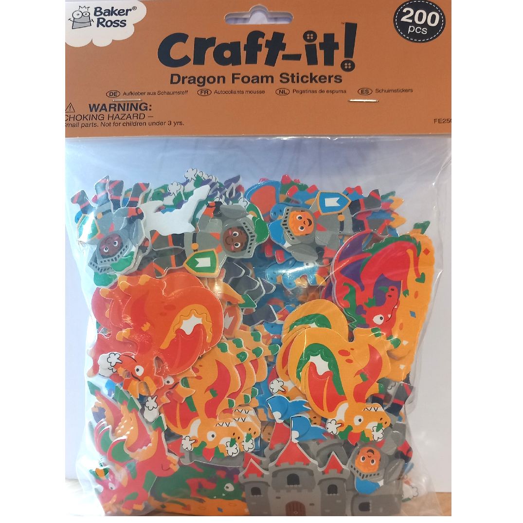 Stickers dragon mousse