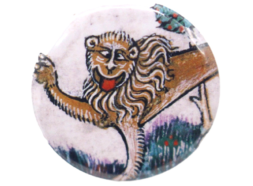 Badge Lion patte en l'air