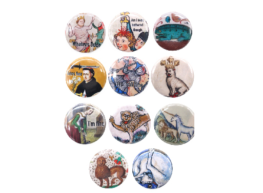 Variétés badges medievaux