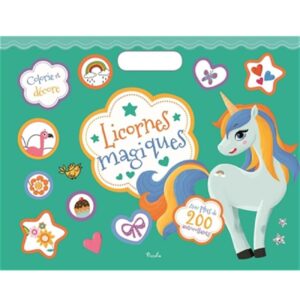 Colorie et décore Licornes magiques