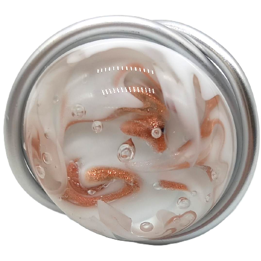 Bague "effluves" en verre blanc – Image 4