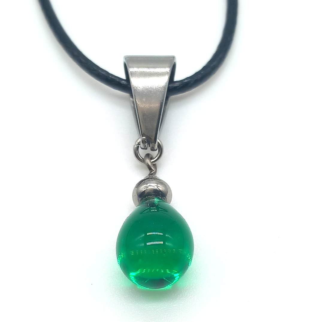 Collier goutte verte – Image 2