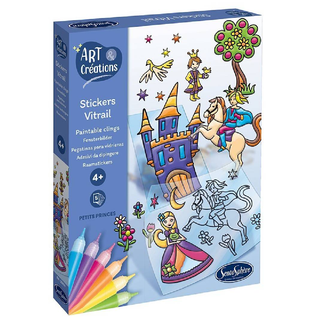 Stickers vitrail Petits Princes